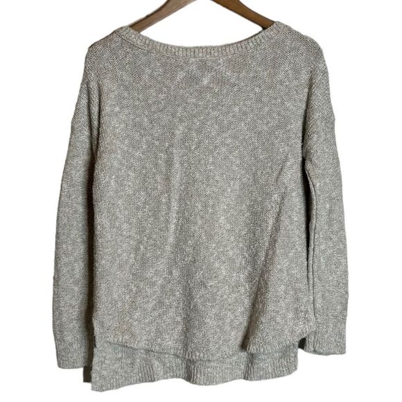 Banana Republic beige linen cotton blend Sweater size Small - Picture 1 of 5